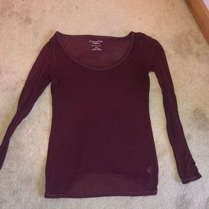 Maroon long sleeve